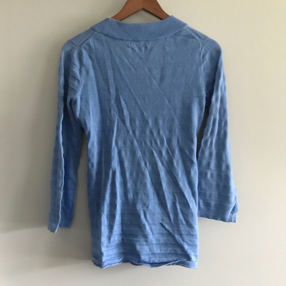 Banana Republic Striped Blue Top - Picture 6 of 6